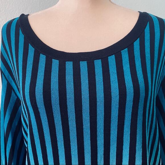 INC International Concepts Blue Ombre Long sleeve - Picture 2 of 7